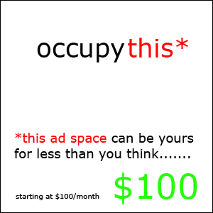 Occupy This Ad Space